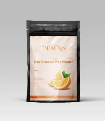 Orange Painless Hair Removal Wax Powder